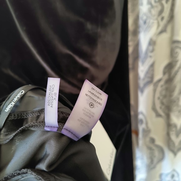 Calvin Klein Womens Velvet Black Performance Leggings Activewear Pants Size 2 - Picture 6 of 8